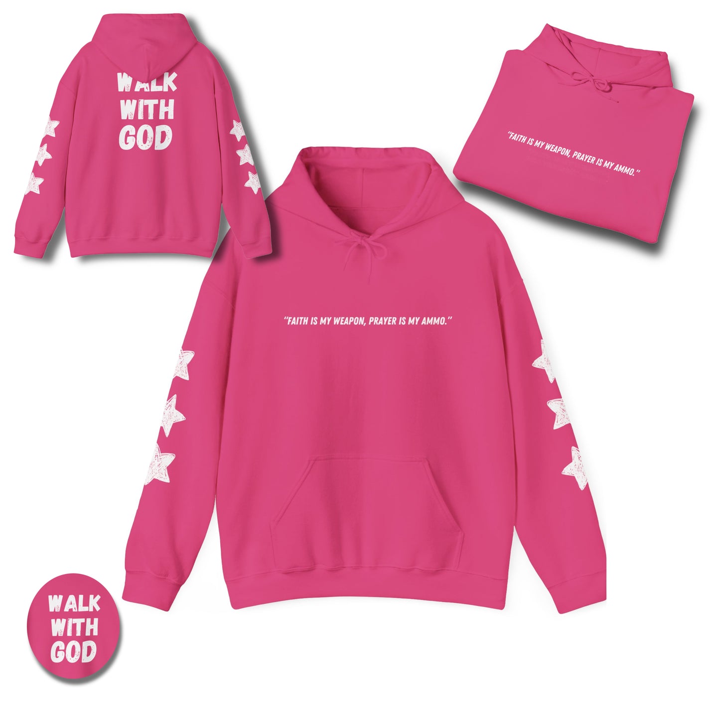 “Walk with God” Streetwear Hoodie